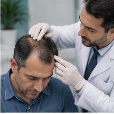 Hair transplant specialist consultation