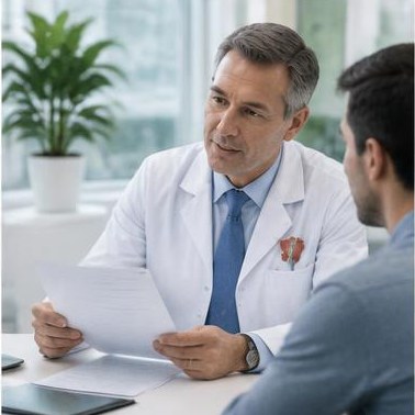 Transplant care specialist consultation